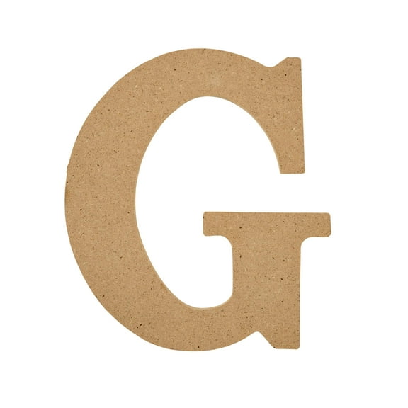Plaid Unfinished Wood MDF 5" Letter for DIY Arts and Crafts, G