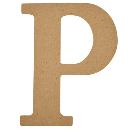 Plaid Unfinished Wood MDF 8" Letter for DIY Arts and Crafts, P