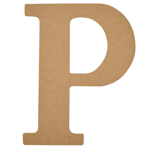 Plaid Unfinished Wood MDF 8" Letter for DIY Arts and Crafts, P