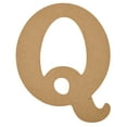 thumbnail image 1 of Plaid Unfinished Wood MDF 8" Letter for DIY Arts and Crafts, Q, 1 of 8