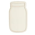 thumbnail image 1 of Plaid 59712E Unpainted Surface, Wood Mason Jar, 1 Piece, 10", 1 of 6