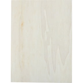 Plaid 96295E Unpainted Wood Surface, Large Rectangle Plaque, 1 Piece, 12" x 9"