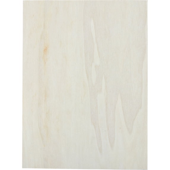 Plaid 96295E Unpainted Wood Surface, Large Rectangle Plaque, 1 Piece, 12" x 9"