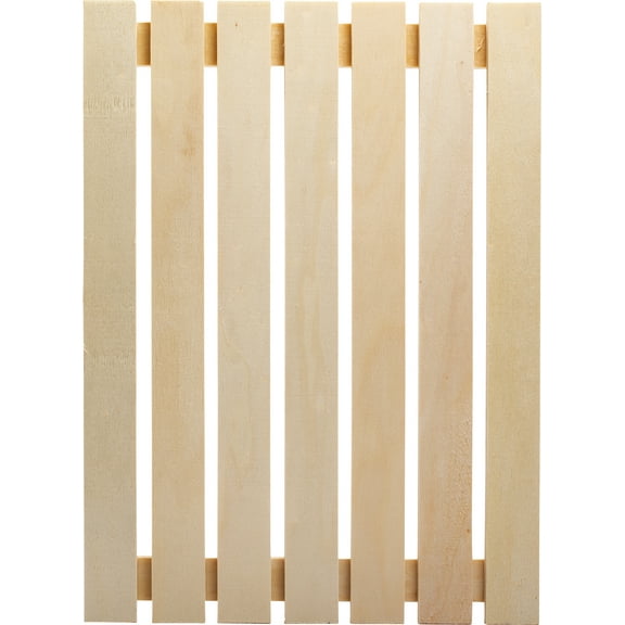 Plaid Wood Surface, Pallet Plaque, 1 Piece, 9.5" x 13"