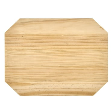 Plaid Wood Surfaces Pine Rectangle Plaque, 12" x 16"
