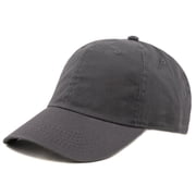 Plain 100% Cotton Hat Men Women Adjustable Baseball Cap
