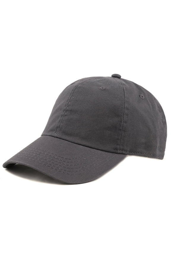Plain 100% Cotton Hat Men Women Adjustable Baseball Cap