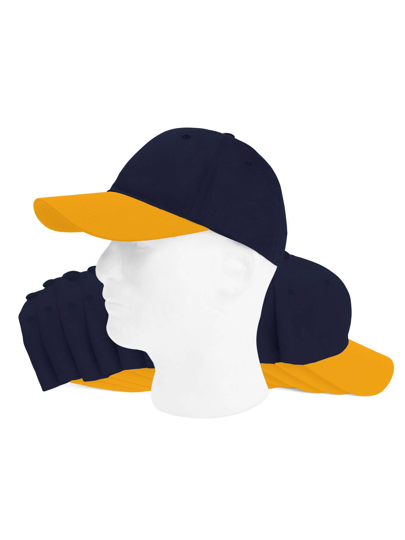 Plain Adjustable Adjustable Hat - 12 Pack - Charcoal - Walmart.com