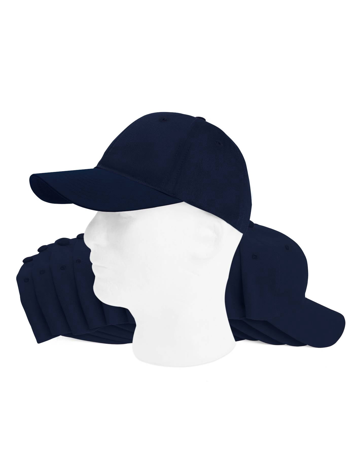 Plain Adjustable Adjustable Hat - 12 Pack - Charcoal - Walmart.com