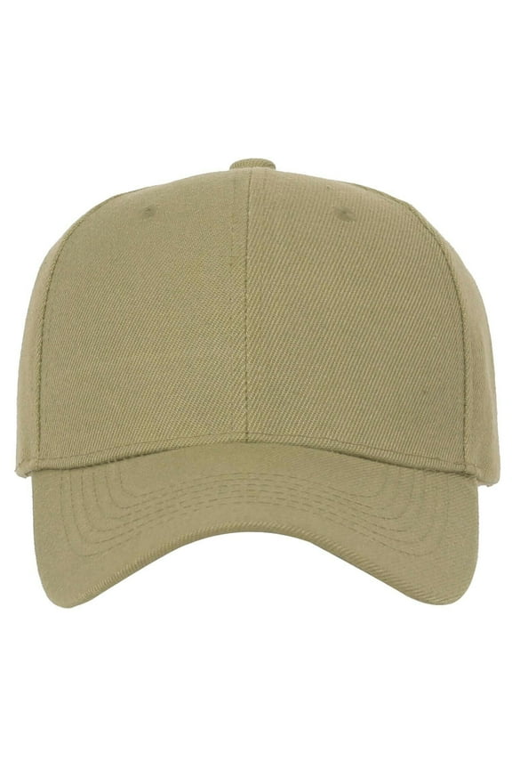 Plain BASEBALL CAP Basic Adjustable Solid Mesh Trucker Summer Sport Hunting Hat (7fc053_Khaki)
