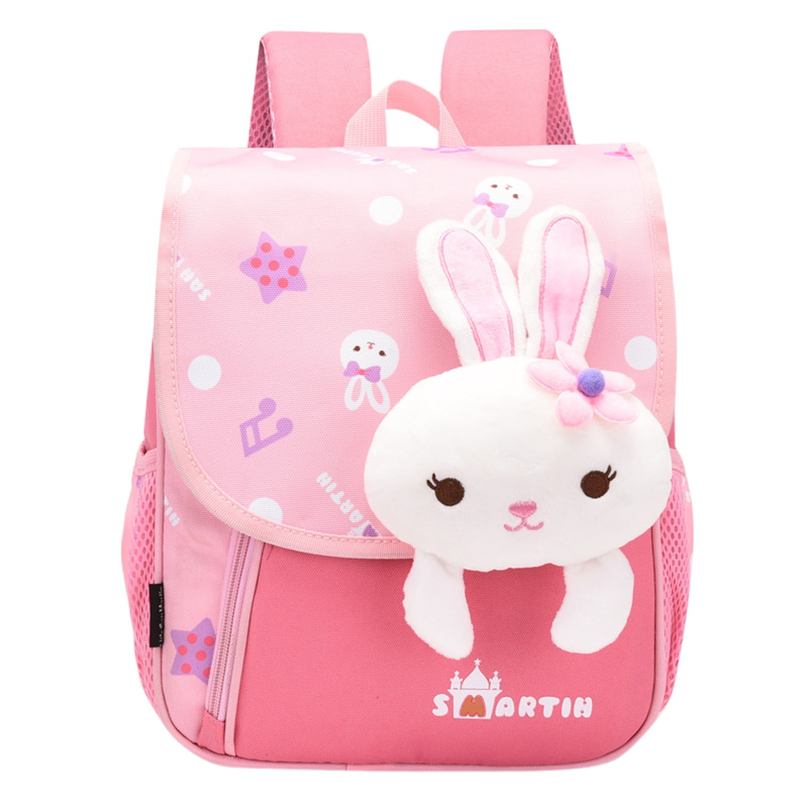 Plain Backpack Children Bag Cartoon Boy And Girl School Bag Can Be ...