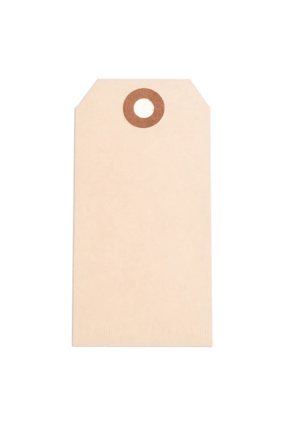 Plain Bag Tag MANILA 1-7/8 x 3-3/4-M/BX