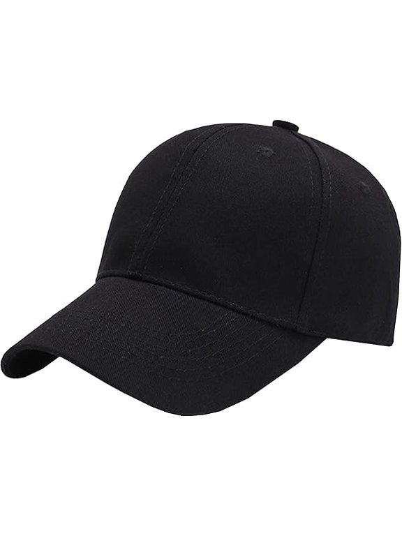 Plain Baseball Cap Hat Classic Adjustable Size Dad Hat for Running Workouts and Outdoor Activities All Seasons
