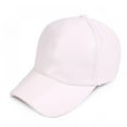 thumbnail image 1 of Plain Baseball Cap, Unisex Adjustable Structured PU Classic Baseball Cap Hat, 1 of 3