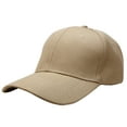 thumbnail image 1 of Plain Baseball Dad Cap Adjustable Size for Outdoor Activities Khaki, 1 of 6