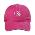 thumbnail image 1 of Plain Baseball Dad Cap Love Heart Dog Paw Embroidered Casquette Caps Men Women Unisex Sports Casual Adjustable Hat Golf Hat UV Protection, 1 of 3
