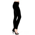 thumbnail image 1 of Plain Basic Solid Cotton Ankle Length Long Full Leggings Junior & Plus Size S-3X, 1 of 11
