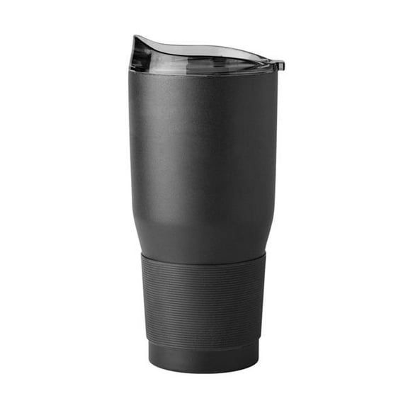 Plain Black 30oz Powder Coat Tumbler