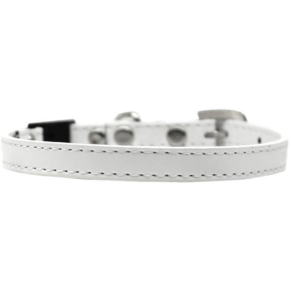 Plain Breakaway Cat Collar, White - Size 14