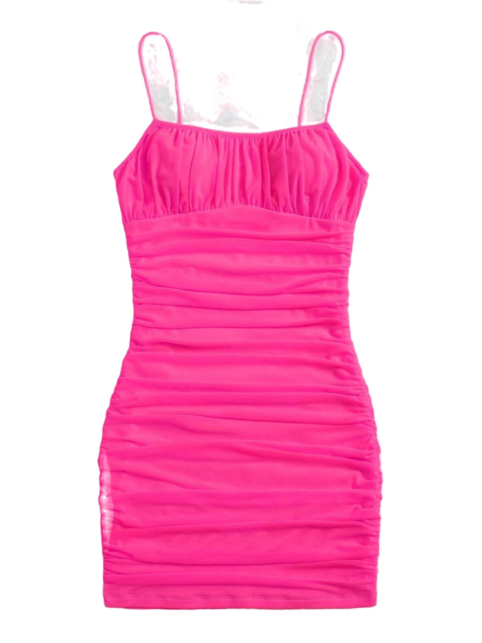 Hot Pink Women Dresses.Plain Cami Spaghetti Strap Hot Pink Women Dresses - Walmart.com