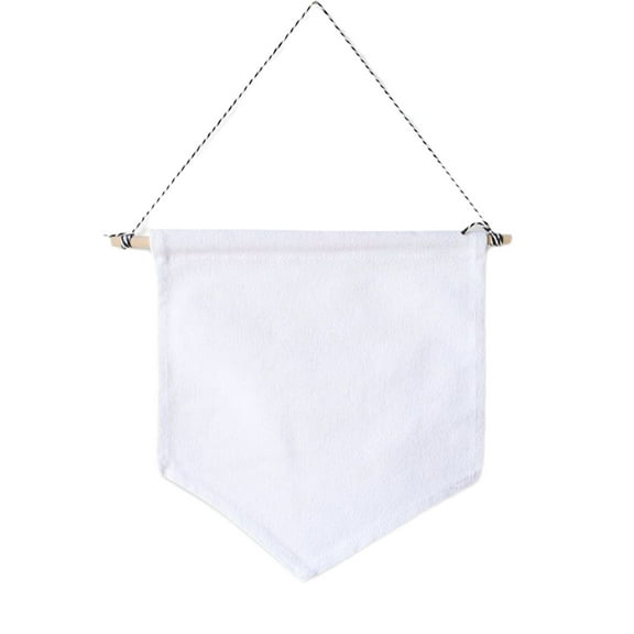 Plain Canvas Wall Hanging Tapestry Reversible Blank Banners for Badge Display Room Decor Seasonals Celebration Backdrops Neutrals Background