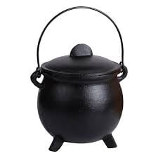 Rustic Metal Craft Cast Iron Cauldron