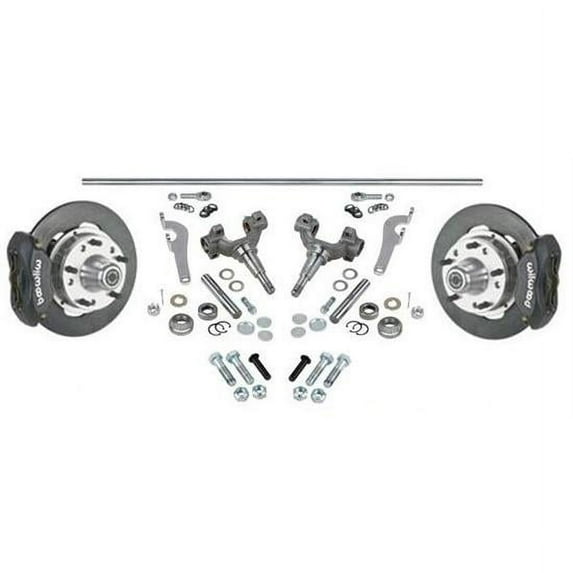 Plain Chevy Wilwood Front Brake & Cross Steering Kits, 48 Inch Axle