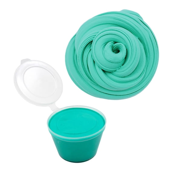 Plain Color DIY Slime, Soft Cotton Mud for Sensory Therapy & Mindfulness, Creative Slime Base for Art Projects, Stress Relief Manual for Teens & Adult, Non Toxic Stretchy Fun