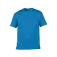 thumbnail image 1 of Plain Cotton T-Shirt Women Summer T-Shirts Tees Casual Solid Color Shirt Short Sleeve Tops Blue S, 1 of 2