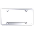 thumbnail image 1 of Plain Cut-Out License Plate Frame (Chrome), 1 of 2