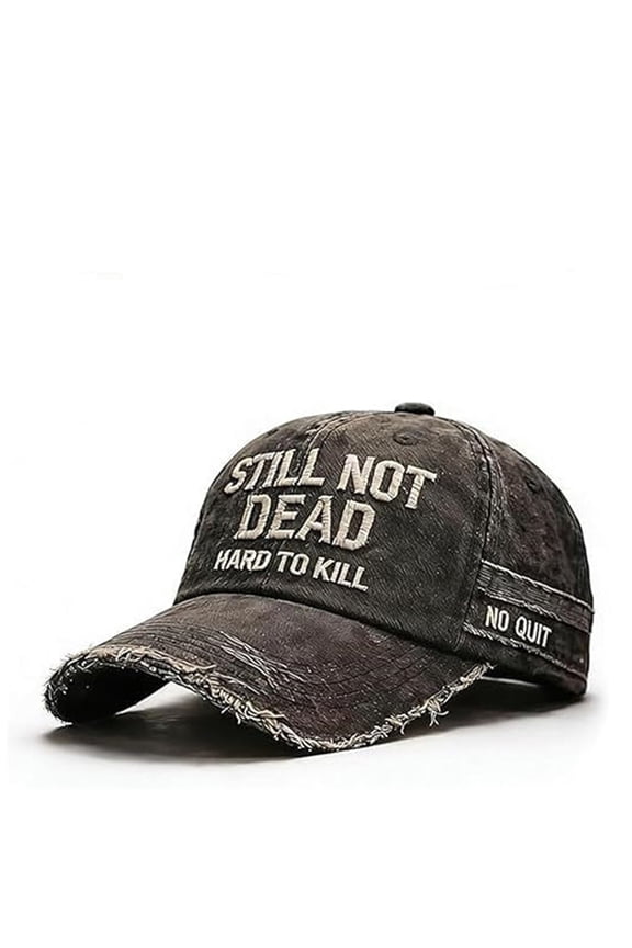 Plain Dad Hat AURORADY Not Dead Baseball Caps for Men Hard To . To Break Dad Hat Baseball Hats for Men Women, Black One Size Baseball Caps