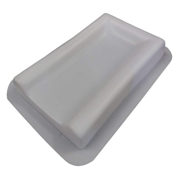 Plain Downspout Guard Plastic Craft Mold Form for Concrete to Make/Pour Your Own 7068