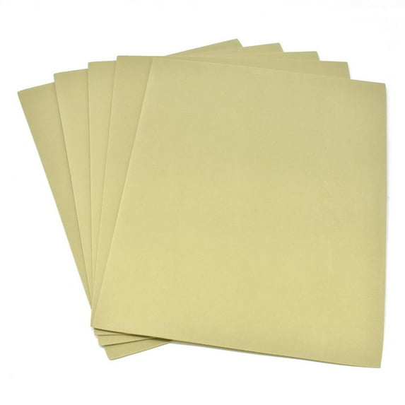 Plain EVA Foam Sheets, 9-Inch x 12-Inch, 5-Piece, Cashmere Tan