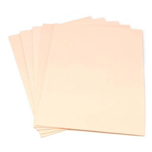 Plain EVA Foam Sheets, 9-Inch x 12-Inch, 5-Piece, Peach