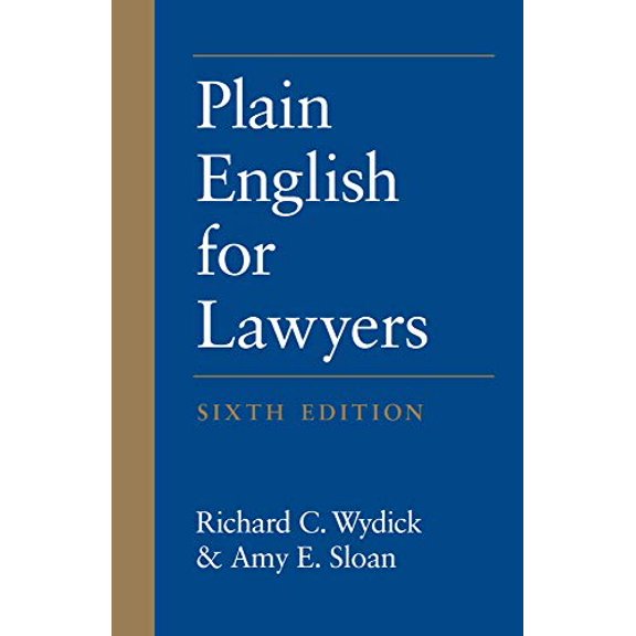 Pre-Owned Plain English for Lawyers (Paperback) 153100699X 9781531006990