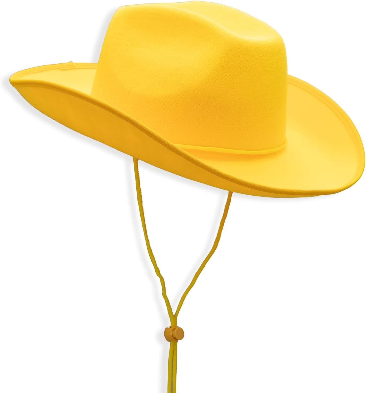6292 2 Pack Western Felt Cowboy Cowgirl Hat For Women Men Set 1 Plain Felt Cowboy & Cowgirl Hat for Men, Women, and Teens  main image 2