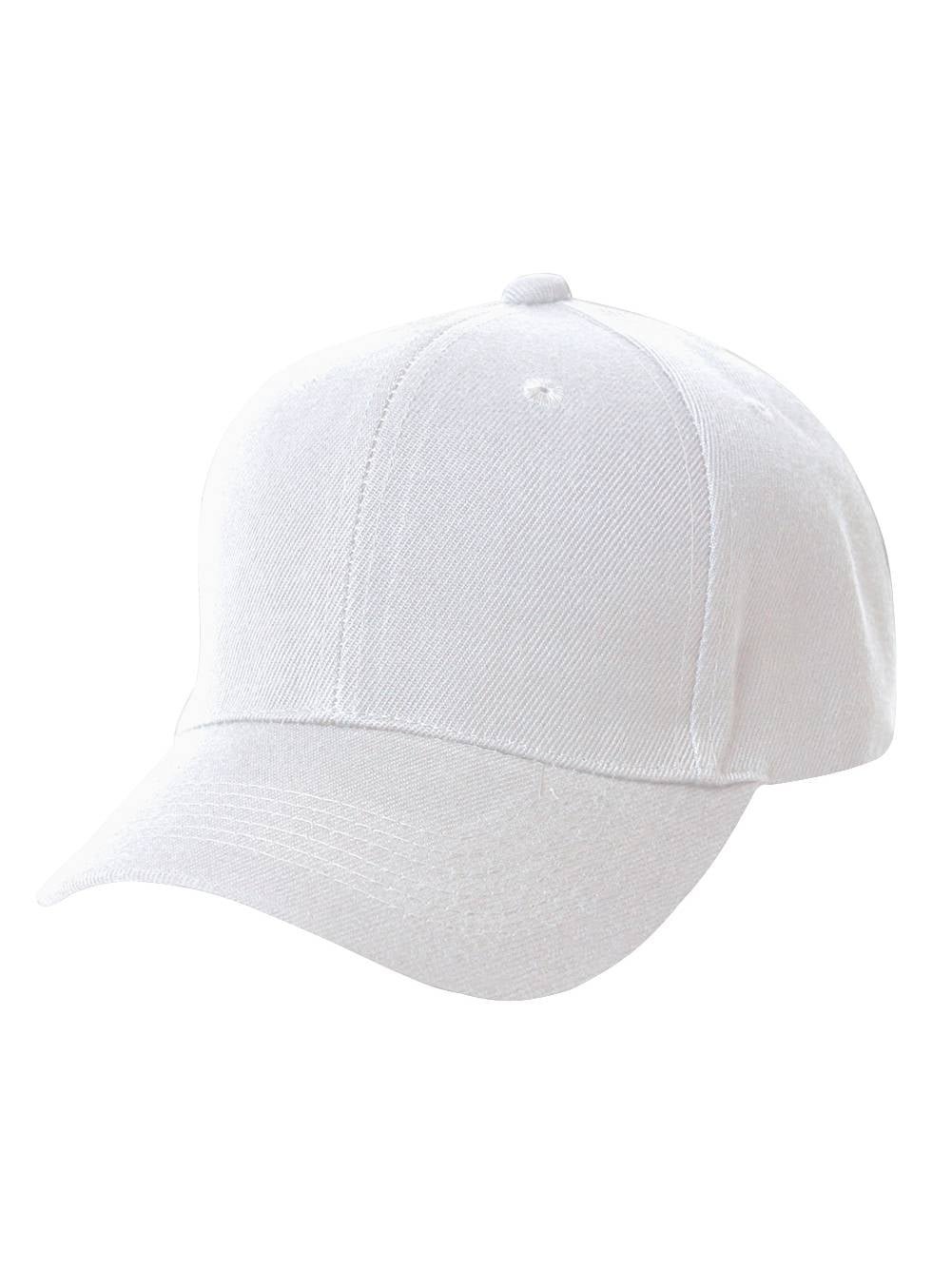 Black and White Blank Two-Toned Fitted Hat