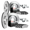 thumbnail image 1 of Plain Front and Rear Brake Kit for Alfa Romeo Giulia 2017-2022 Silver Gray Cast Iron, 1 of 2