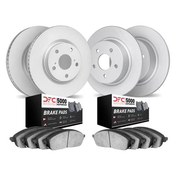 Plain Front and Rear Brake Kit for Chrysler Sebring 2007-2010 4504-39026