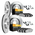 Plain Front and Rear Brake Kit with Heavy Duty Brake Pads for Chrysler