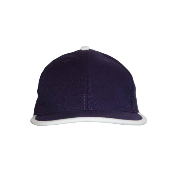 Plain Hat Adjustable  Colored Tip, Red Blue