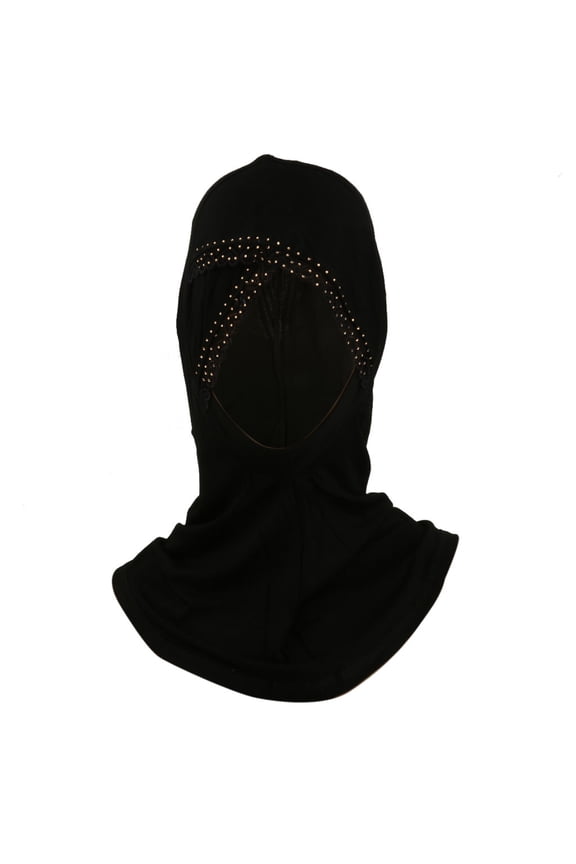 Plain Hijab Scarf Black Voile Head Wraps Womens Shawl Bandana