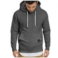 thumbnail image 1 of Plain Hoodies Mens Clothing Trendy Men's Hoodies Lightweight Pullover Long Sleeve Athletic Sweatshirts for Gym Workout Comfort Thin Plain hoodie, 1 of 6