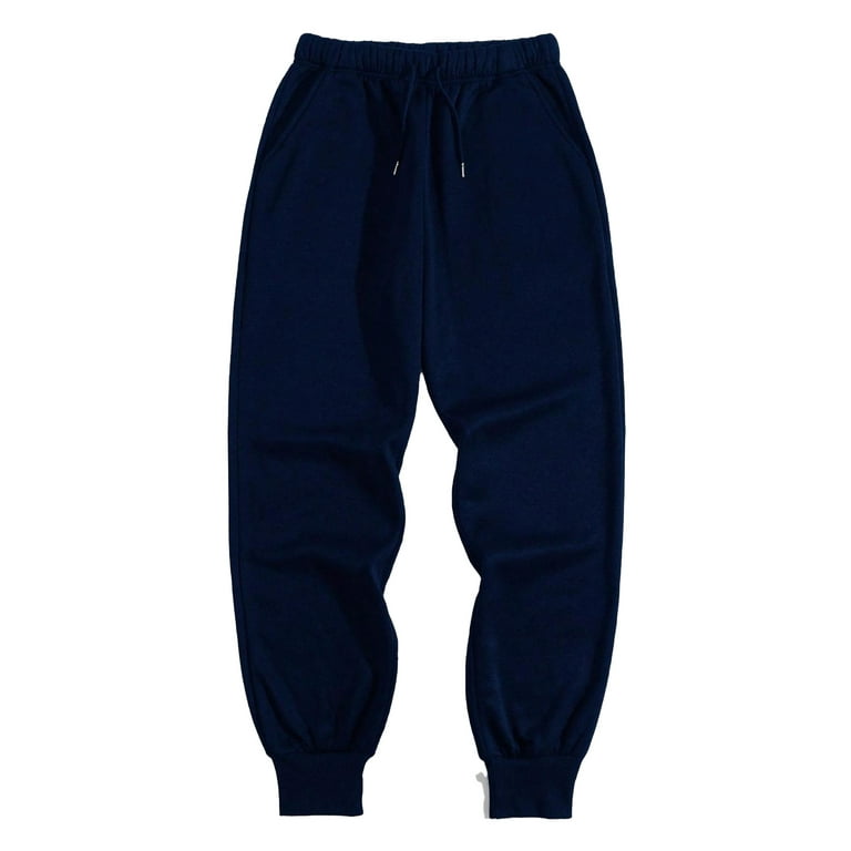 Dark navy sweatpants sale