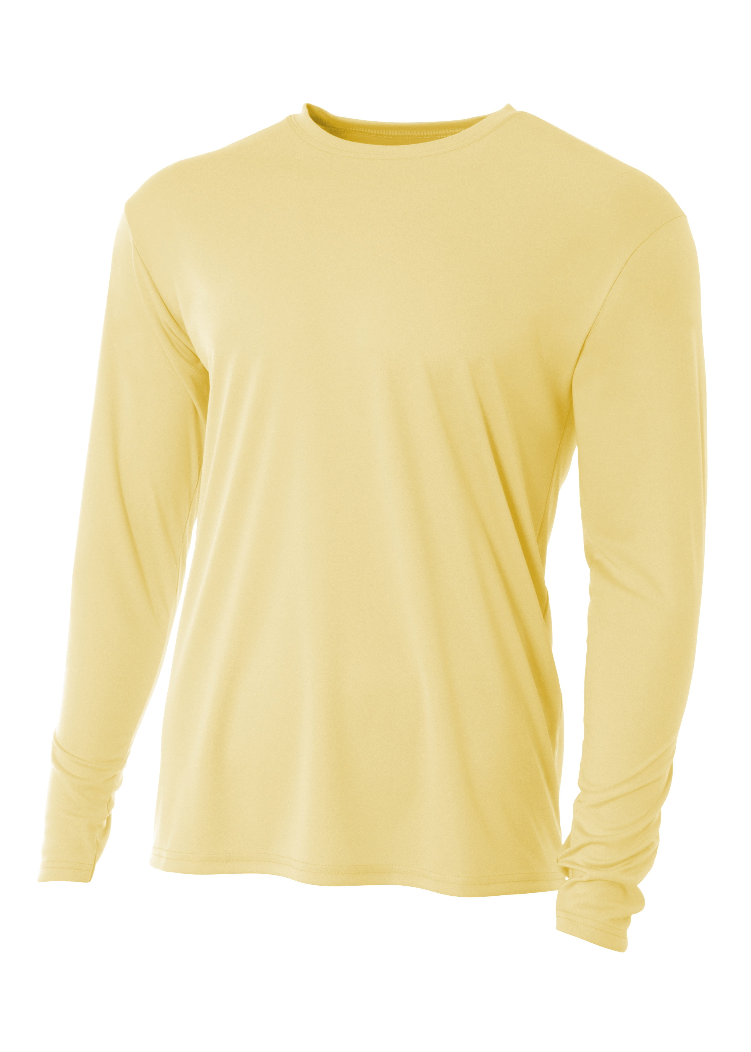 Just Blanks A4 N3165 Long Sleeve Cooling Performance Crew Shirt ...