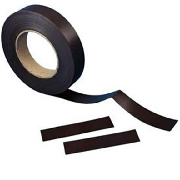 Plain Magnetic Roll Stock Scored - Black - 2 x 4 in. & 50 ft.