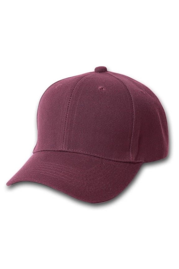 Plain Maroon Adjustable Hat