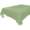 thumbnail image 1 of Plain Olivine Green Color Rectangle Tablecloth, Dust Proof Anti Wrinkle Wipeable Table Cloth Tabletop for of Dinner Kitchen Wedding Holiday Party 60"x60" Home Decor, 1 of 7