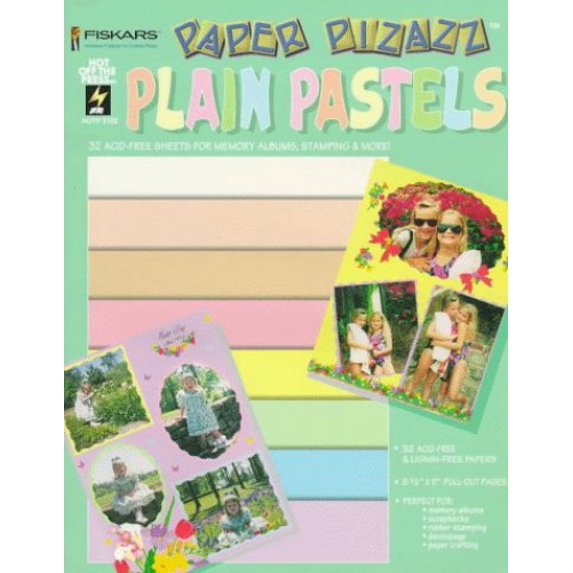 Pre-Owned Plain Pastels: 32 Acid-Free Sheets for Memory Albums, Stamping & More! (Paper Pizazz) Paperback