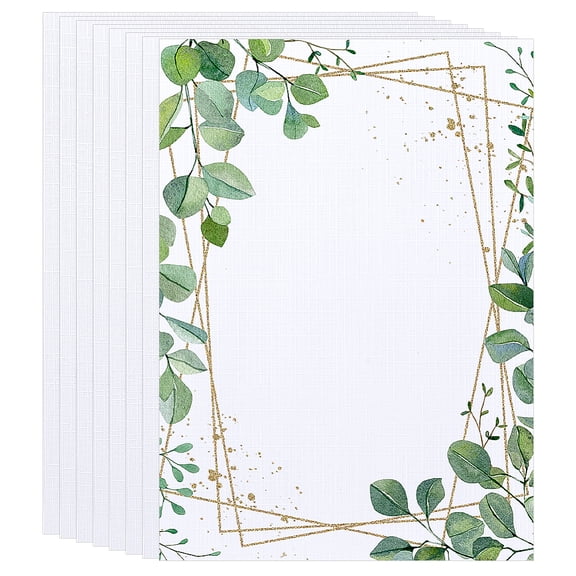 Plain Patterned Cardstock White 210x150x0.3mm